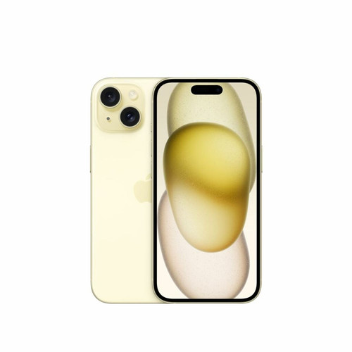 Apple - iPhone 15 - 5G - 6/128 Go - Jaune Apple - Apple