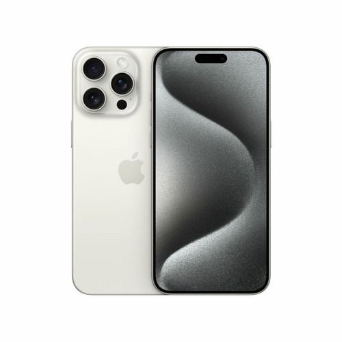 Apple - iPhone 15 Pro Max - 5G - 8/256 Go - Blanc Titanium Apple - iPhone 15 Smartphone