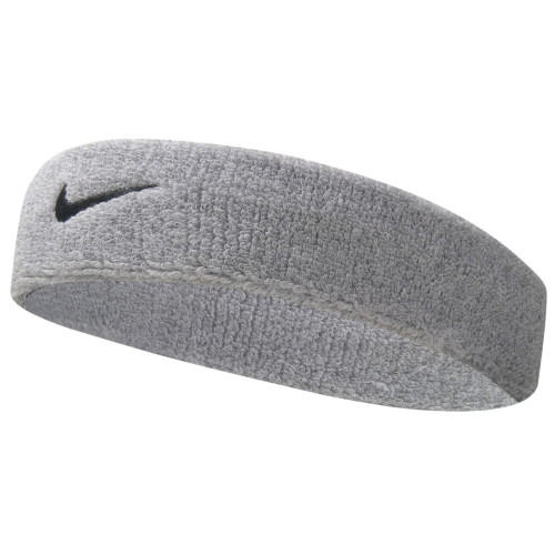 Accessoires fitness Nike Nike Swoosh Headbands Bandeau pour Temps Froid Homme, Grey Heather/Black, 1size