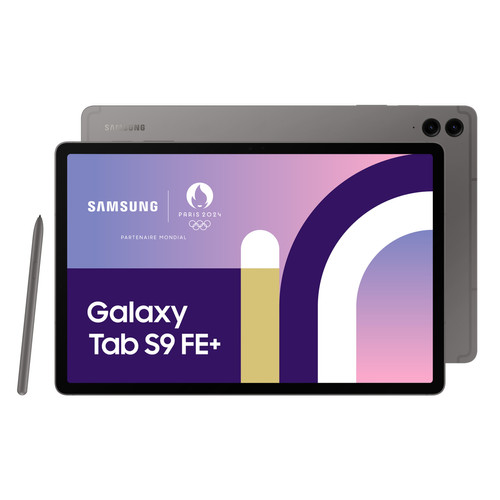 Samsung - Galaxy Tab S9 FE+ - 8/128Go - WiFi - Anthracite - S Pen inclus Samsung - Ordinateurs