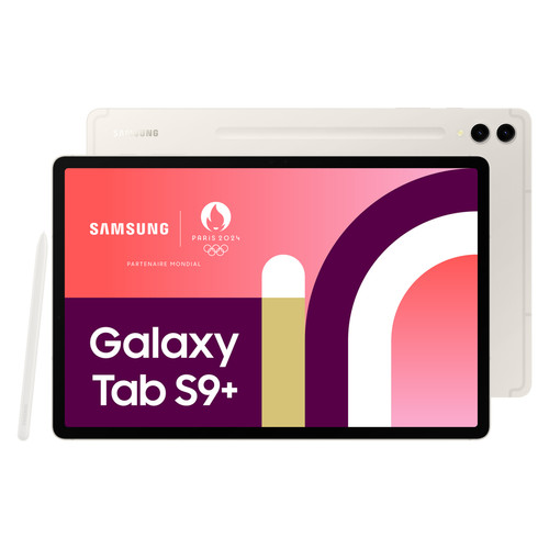 Samsung - Galaxy Tab S9+ - 12/256Go - WiFi - Crème Samsung - Samsung Galaxy Tab