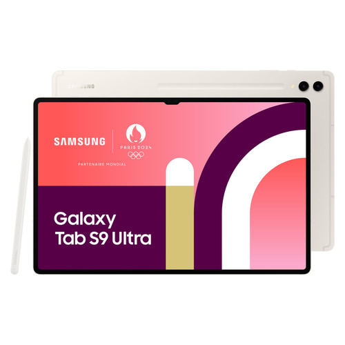 Tablette Android Samsung Galaxy Tab S9 Ultra - 12/256Go - WiFi - Crème