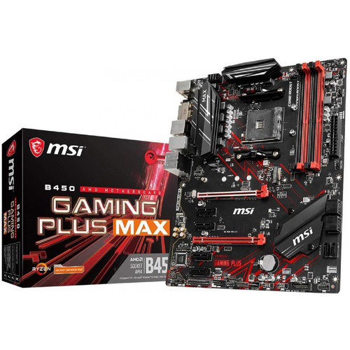 Msi - AMD B450 GAMING PLUS MAX - ATX Msi - Carte mère MSI gaming Carte Mère