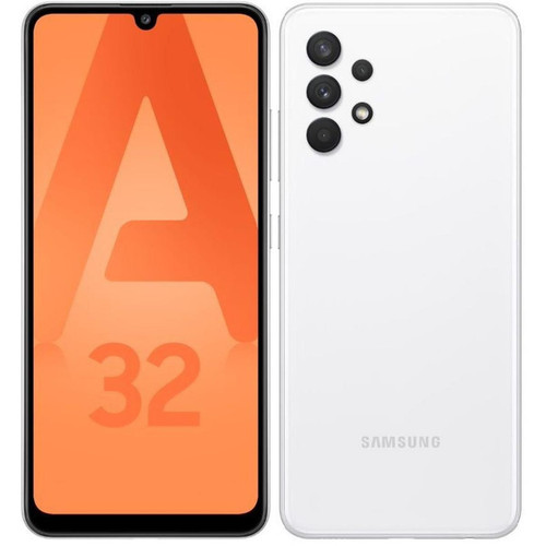 Samsung - Galaxy A32 4G - 128 Go - Blanc Samsung - Samsung Galaxy A32 Smartphone Android
