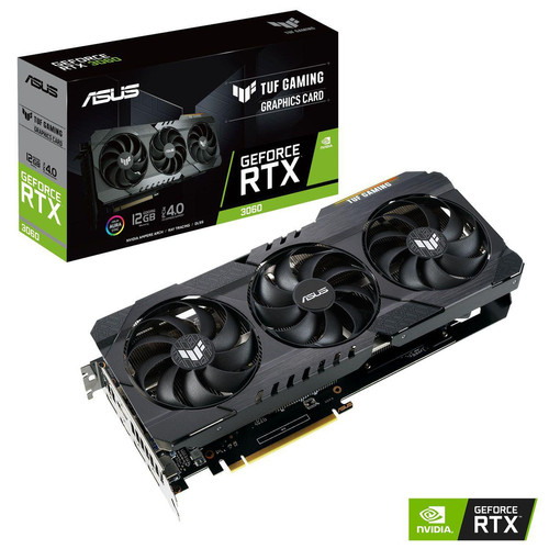 Asus - GeForce RTX 3060 V2 - TUF GAMING - 12 Go Asus - Nvidia GeForce RTX 3060