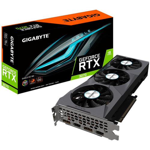 Gigabyte - GeForce RTX 3070 EAGLE OC 8Go (rev. 2.0) LHR Gigabyte  - Composants