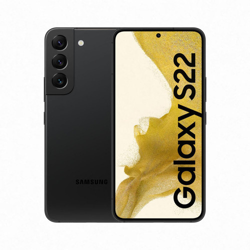 Samsung - Galaxy S22 - 256 Go - Noir  Samsung - Téléphonie