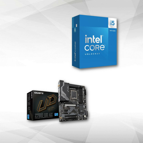 Intel - Intel Core i5-14600K (3.5 GHz / 5.3 GHz) + Z790 UD AX Intel - Kit d'évolution Intel