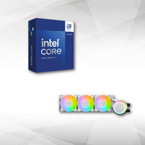 Intel - Intel Core i9-14900K (3.2 GHz / 5.8 GHz) + MAG CORELIQUID E360 White Intel  - Intel