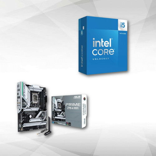 Intel - Intel Core i5-14600K (3.5 GHz / 5.3 GHz) + PRIME Z790-A WIFI Intel - Composants Intel