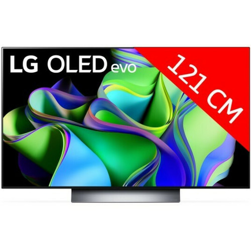 LG - TV OLED 4K 48" 121cm - OLED48C3 evo C3 - 2023 LG - Idées cadeaux pour Noël TV, Home Cinéma
