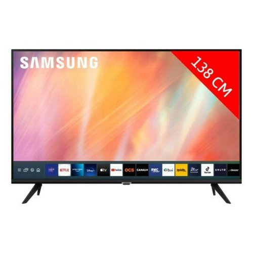 Samsung - TV LED 4K UHD 55" 140cm - 55AU7025  Samsung - TV, Télévisions 4k uhd