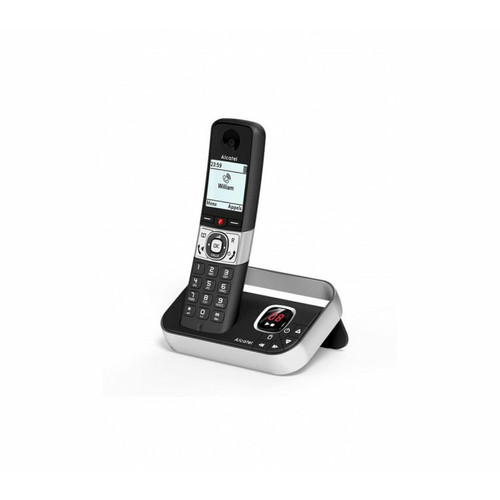 Alcatel - Téléphone sans fil répondeur ALCATEL  F890 VOICE NOIR SOLO Alcatel - Téléphone fixe Pack reprise
