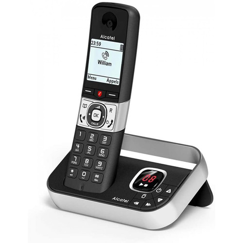 Alcatel - telephone sans Fil DECT avec répondeur intégré noir gris Alcatel - Téléphone fixe Pack reprise