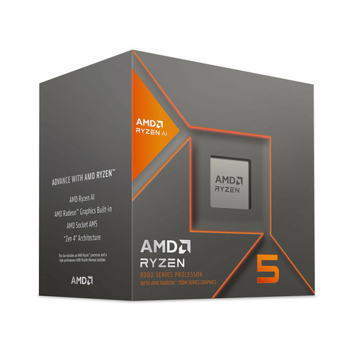 Amd - Ryzen 5 8600G Wraith Stealth (4.3 GHz / 5.0 GHz) Amd  - Processeur AMD