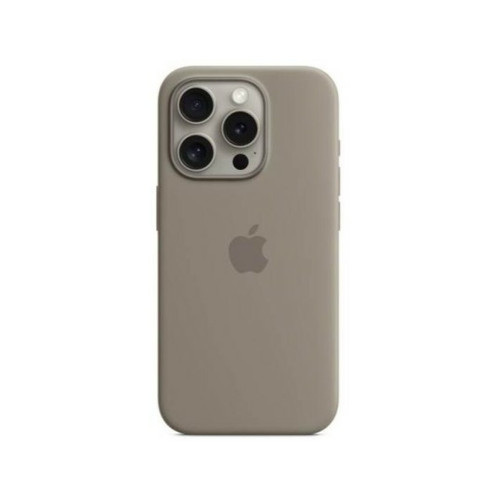 Coque, étui smartphone Apple Coque iPhone Silicone MagSafe iPhone15 Pro Max - Gris
