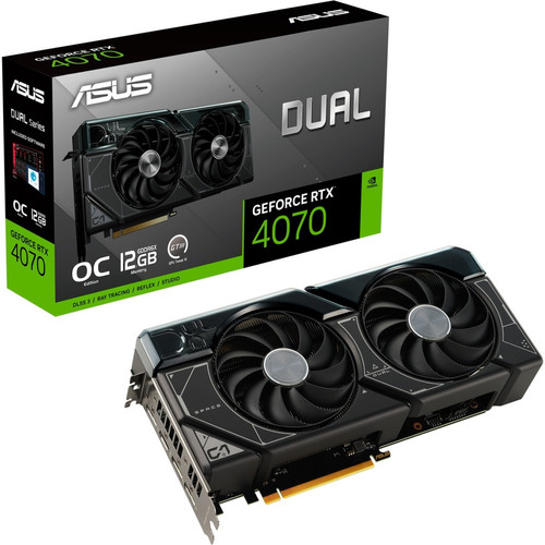Asus - GeForce RTX 4070 Dual OC Edition 12G Asus  - NVIDIA GeForce RTX 4070