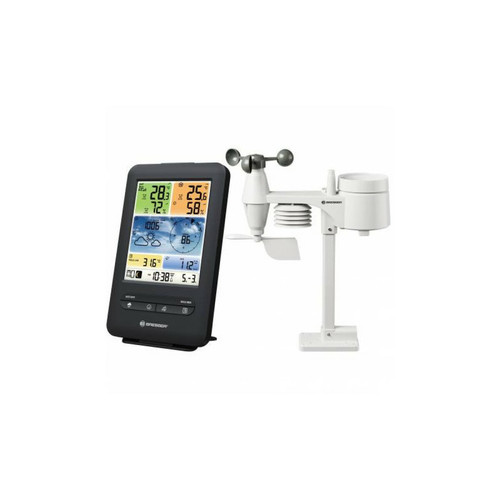 Bresser - Station météo WiFi noire professionnelle avec capteur 5 en 1 et écran en couleur - Bresser Bresser  - Box domotique et passerelle