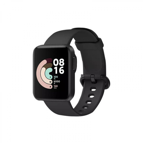 Montre connectée XIAOMI Xiaomi Mi Watch Lite GPS Bluetooth 5 Montre Smart Watch 5ATM Étanche mi bande Sports Fitness Moniteur de Fréquence Cardiaque pour Anroid IOS（noir）