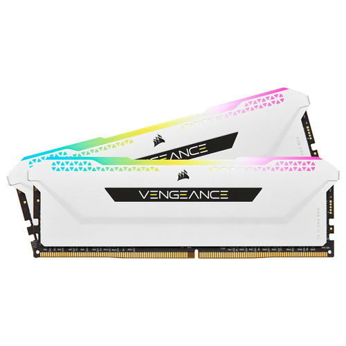 RAM PC Corsair Vengeance RGB PRO SL Series 16 Go (2 x 8 Go) DDR4 3200 MHz CL16 - Blanc