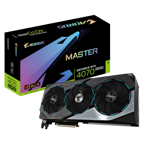 Gigabyte - AORUS GeForce RTX 4070 SUPER MASTER 12G Gigabyte - Nvidia Studio