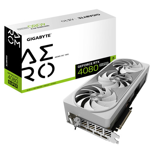 Gigabyte - GeForce RTX 4080 SUPER AERO OC 16G Gigabyte  - NVIDIA GeForce RTX 4080