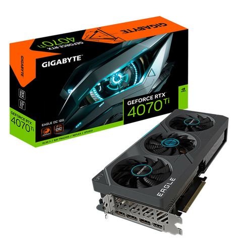 Gigabyte - GeForce RTX 4070 Ti EAGLE OC 12Go (rev. 2.0) Gigabyte - Nvidia Studio