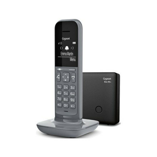 Gigaset - Téléphone sans fil dect gris avec répondeur - giga cl 390 a grey - GIGASET Gigaset - Téléphone fixe-répondeur Gigaset