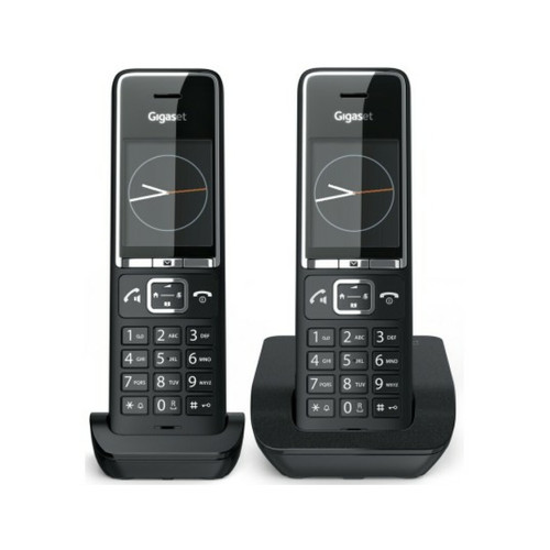 Gigaset - Téléphone sans fil Comfort 550 Duo Black Gigaset - Bonnes affaires Téléphone fixe-répondeur