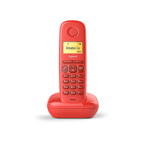 Gigaset - A170 Rojo Gigaset  - Téléphone fixe sans fil