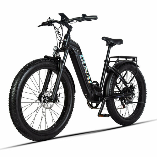 Gunai - Vélo Électrique Fatbike GUNAI GN26 48V 17.5AH Samsung Batterie 500W Bafang Moteur Autonomie 40km+ Noir Gunai - Gunai