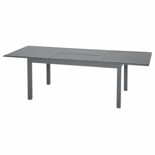 Hesperide - Table de jardin extensible Azua - Aluminium - 10 Personnes - Gris graphite Hesperide - Mobilier de jardin Hesperide