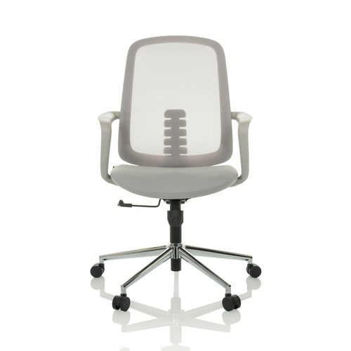 Hjh Office - Chaise de bureau / chaise pivotante SEDIOLO W assise tissu / dossier résille gris hjh OFFICE Hjh Office - Chaises Gris
