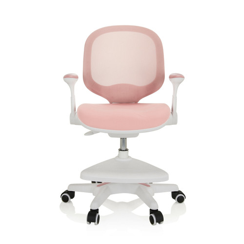 Hjh Office - Chaise enfant / chaise de bureau enfant KID ERGO tissu/filets rose hjh OFFICE Hjh Office  - Chaise de bureau Chaises