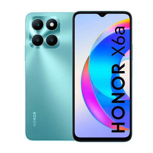 Honor - Honor X6a 4 Go/128 Go Bleu (Cyan Lake) Double SIM Honor - Smartphone Honor