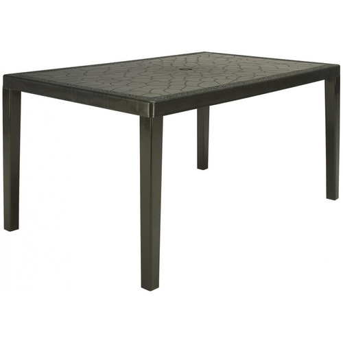 3S. x Home - Table De Jardin Rectangle GRUYER 90x150cm Anthracite 3S. x Home - 3S. x Home