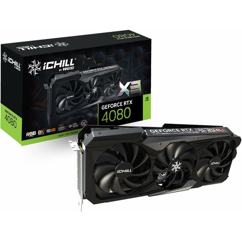 INNO3D - GeForce RTX 4080 iCHILL X3 16G INNO3D - Idées cadeaux pour Noël Composants