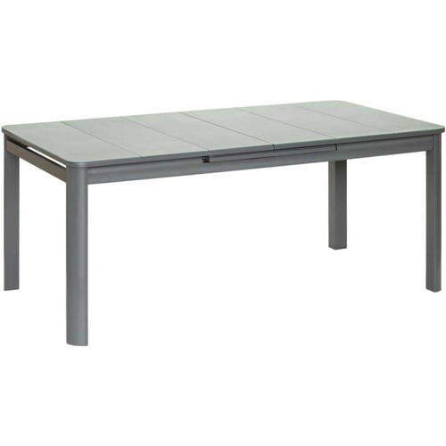 Jardiline - Table de jardin extensible en aluminium anthracite Milos 8 à 10 personnes. Jardiline  - Tables de jardin