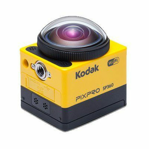 Caméra d'action Kodak KODAK Pixpro SP360 Action Cam Jaune - Pack Extrême - Caméra numérique 360° - Full HD 1080p - Accessoires inclus- RECONDITIONNE - Jaune