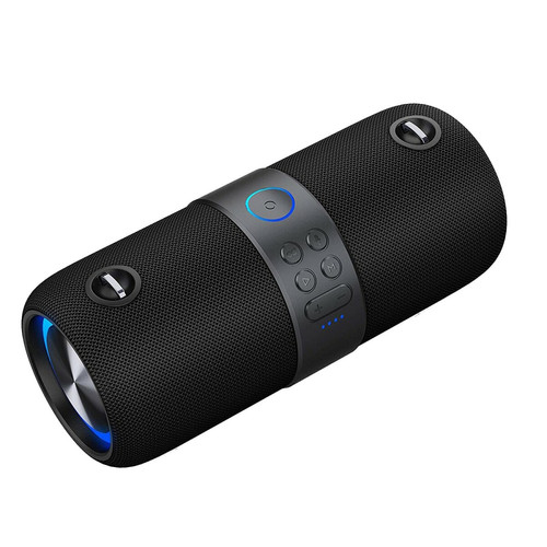 Sonorisation portable Ledwood Enceinte IPx6  Bluetooth LEDWOOD Xtreme 180  2.0 TWS Portable  Sangle - sans Fil avec LED Lumières USB - Radio FM 140watts