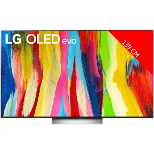 LG - TV OLED 4K 55" 139 cm - OLED55C25 2022 LG - TV 50'' à 55'' LG