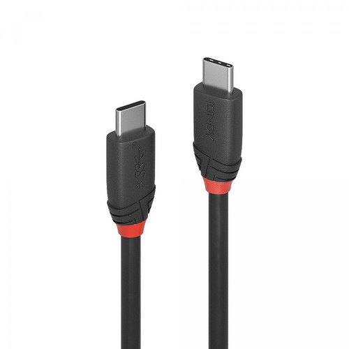 Lindy - Câble USB 3.2 Type C 3A, 20Gbit/s, Black Line, 1.5m Lindy - Lindy