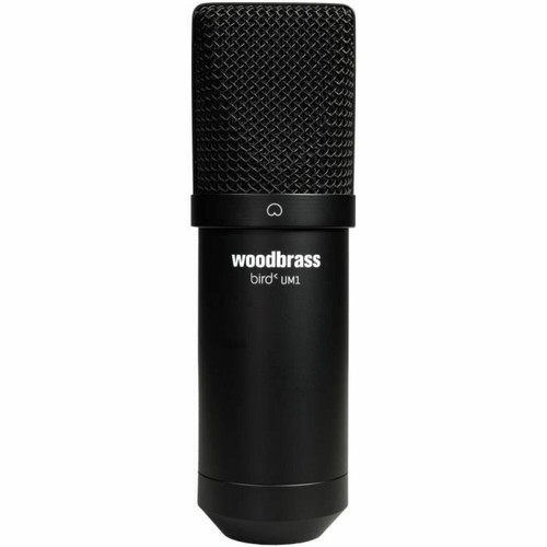 Micros studio marque generique WOODBRASS Bird UM1 Noir - Microphone USB Cardioïde à Condensateur PC / Mac pour Enregistrement Home Studio Mao Streaming Podcast