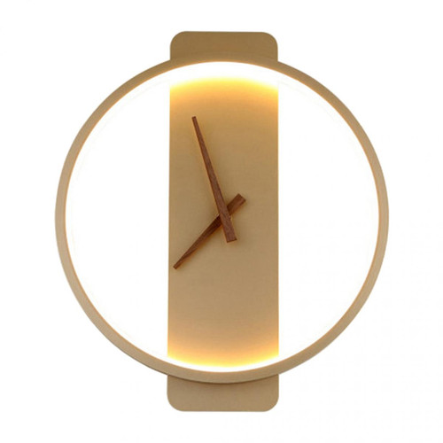 marque generique - Horloge Murale Moderne De Lampe à LED Mécanisme De Quartz Silencieux Minimaliste, Carré Noir De Décor à La Maison marque generique  - Horloges, pendules