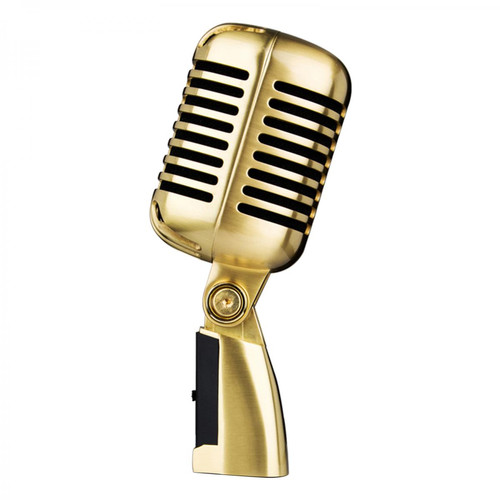 marque generique - Microphone Vocal Dynamique Vintage Classique Pour Karaoké Sur Scène En Direct Argent marque generique  - Microphones