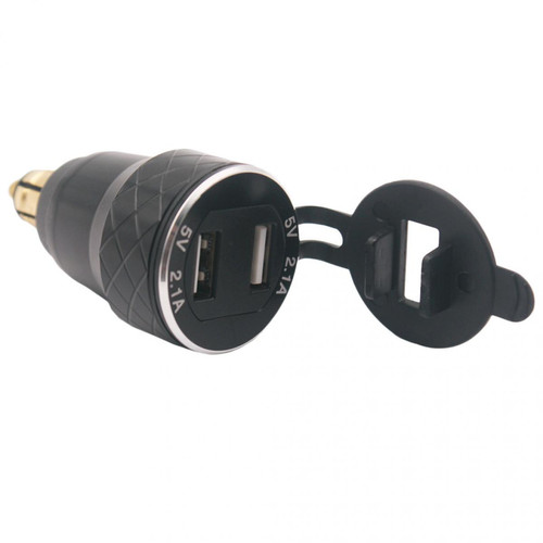 Accessoires Mobilité électrique marque generique Prise DIN Moto Hella à Double Chargeur USB Pour BMW R1200GS 5V 4.2A LED