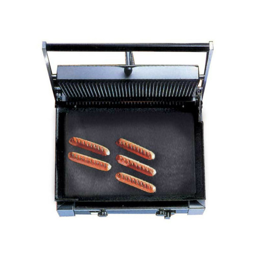 Pierrade, grill Materiel Chr Pro Grill Panini Plaque Supérieure Rainurée et Inférieure Lisse SAVOIE L - 2,5 kW