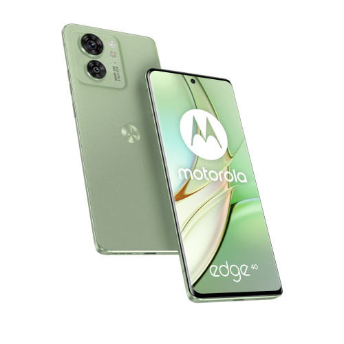 Motorola - Motorola Edge 40 16,5 cm (6.5') Double SIM Android 13 5G USB Type-C 8 Go 256 Go 4400 mAh Vert Motorola  - Motorola Edge Téléphonie