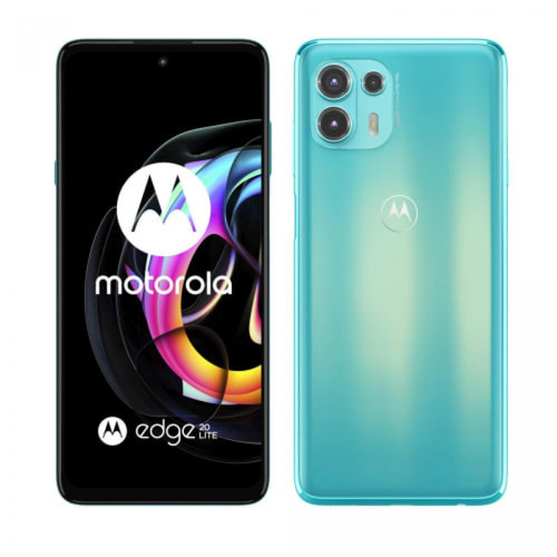 Smartphone Android Motorola Edge 20 Lite Téléphone Intelligent 6.7" FHD+ MediaTek Dimensity 720 8Go 128Go Android 11 Vert