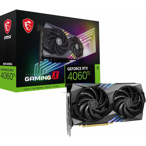 Msi - GeForce RTX 4060 Ti GAMING X 8G Msi  - Carte graphique reconditionnée